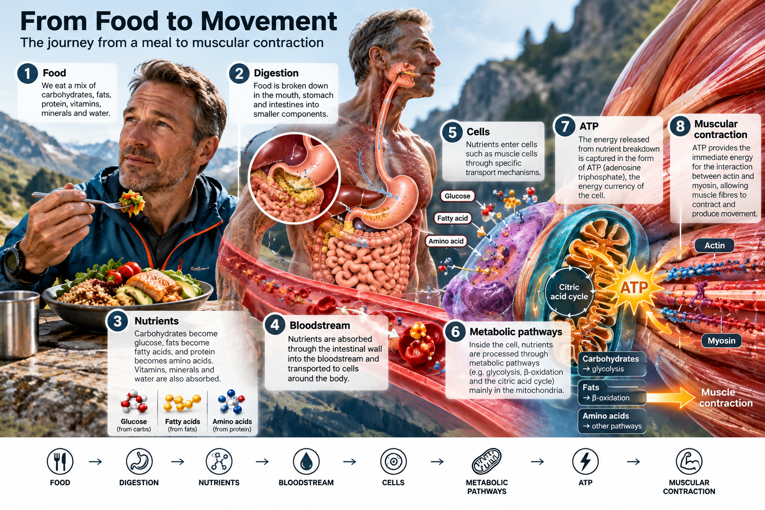 From food to movement
